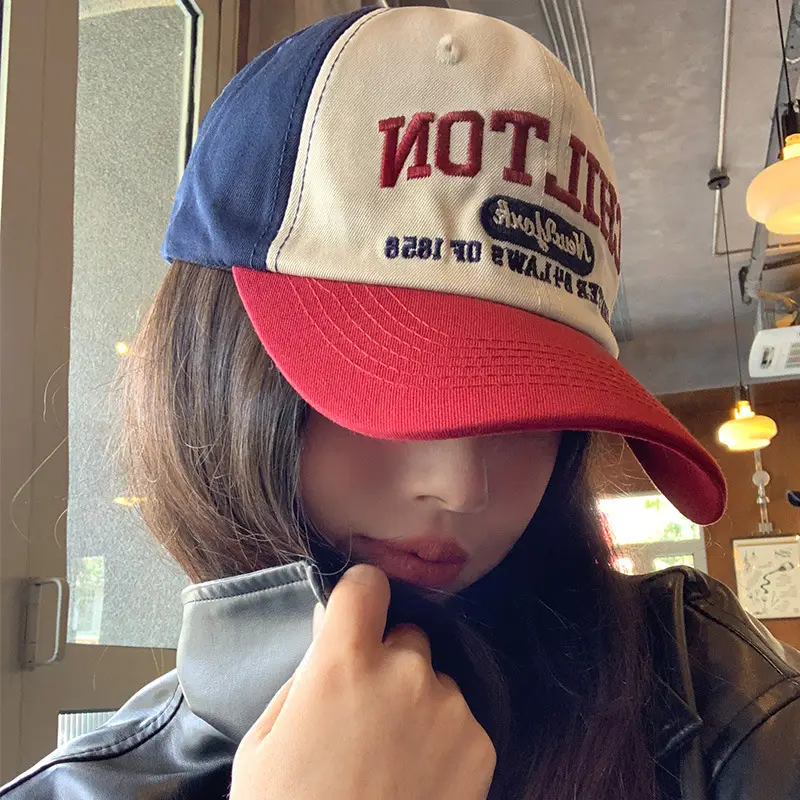 Women Hot Nite Baseball Cap Retro Wide Bristle - Image 6
