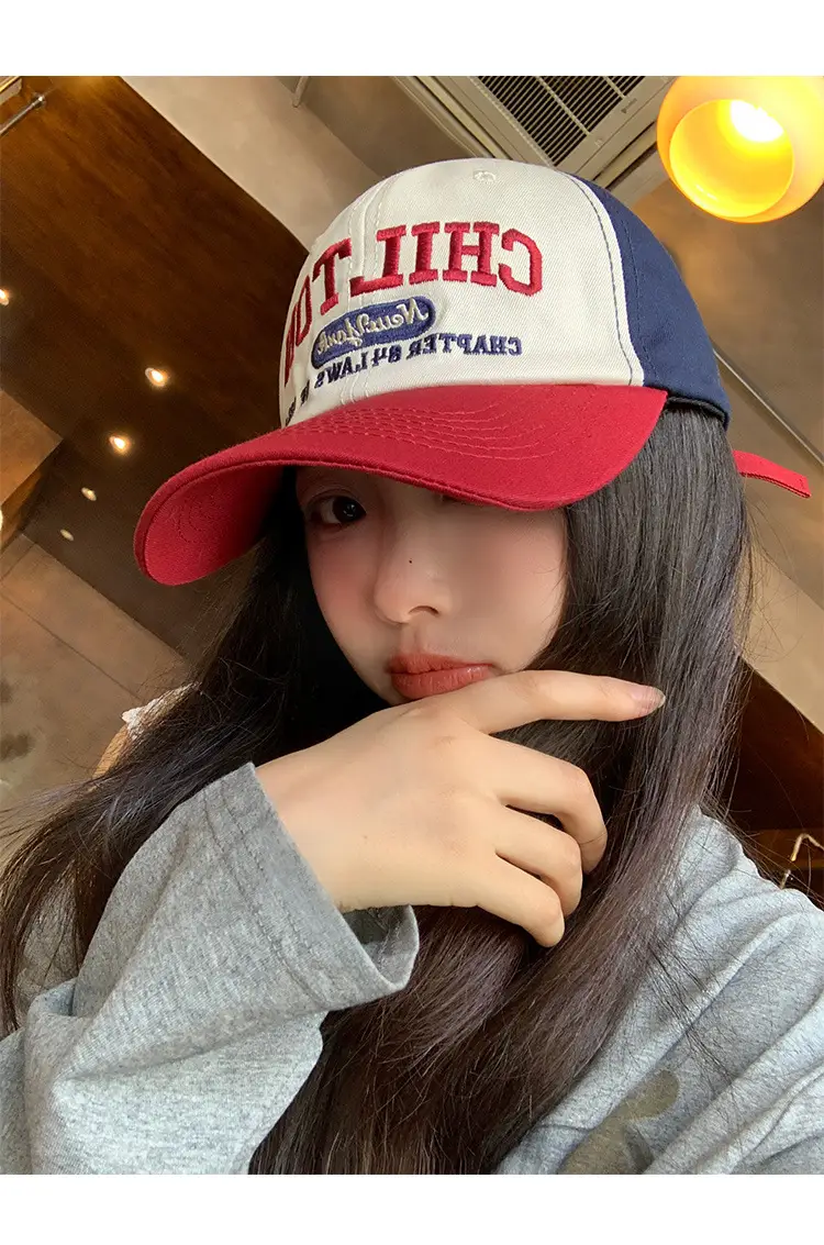 Women Hot Nite Baseball Cap Retro Wide Bristle — feature 13