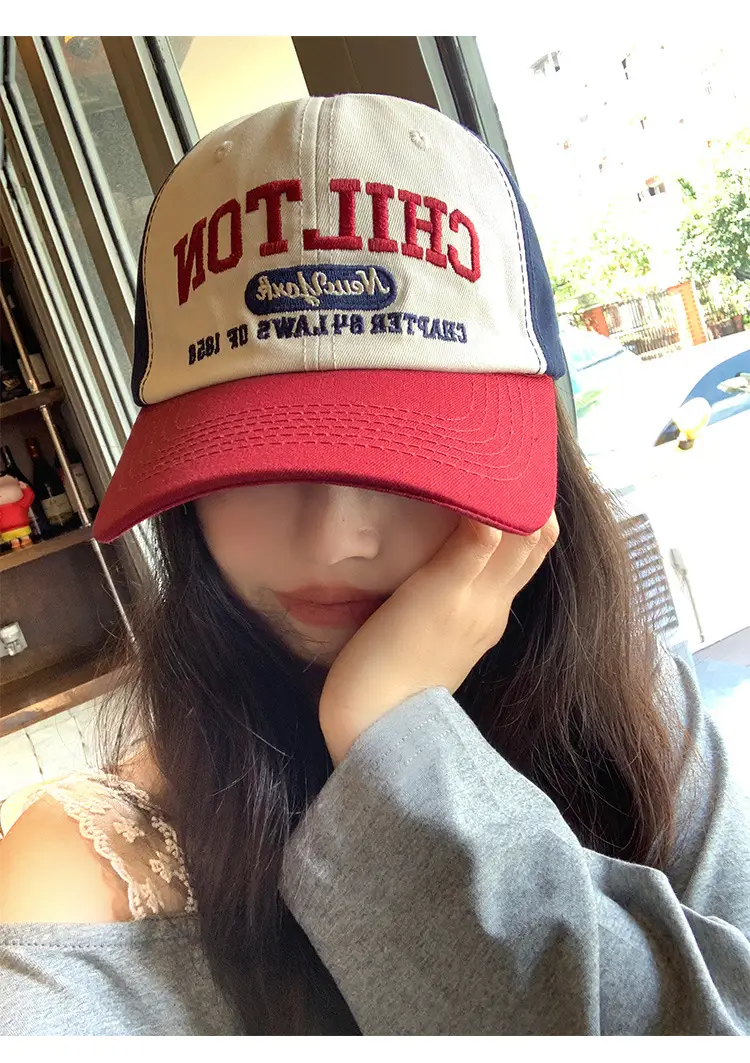 Women Hot Nite Baseball Cap Retro Wide Bristle — feature 14