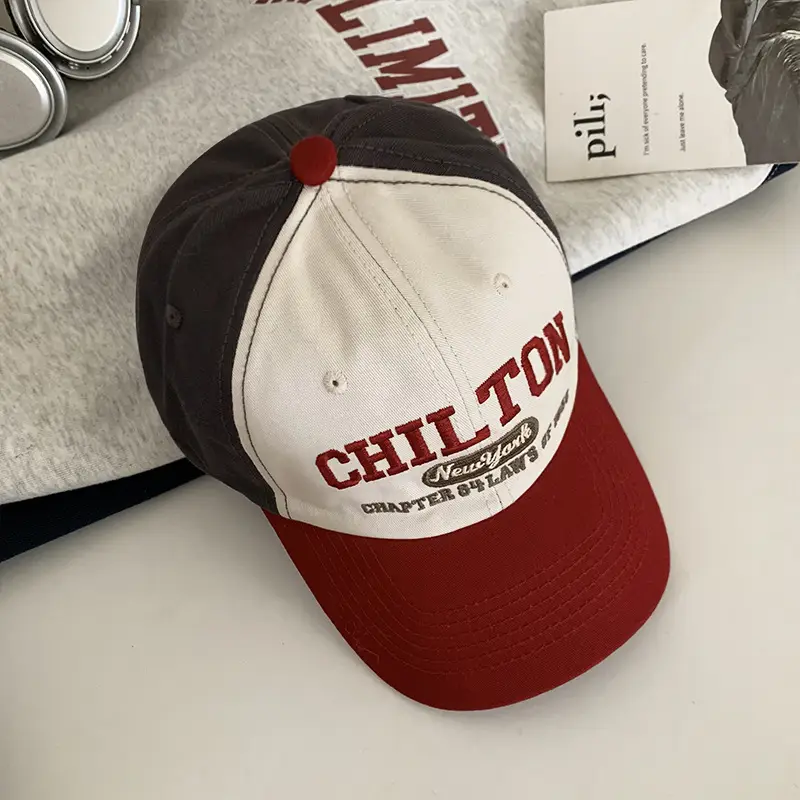 Women Hot Nite Baseball Cap Retro Wide Bristle - Image 2