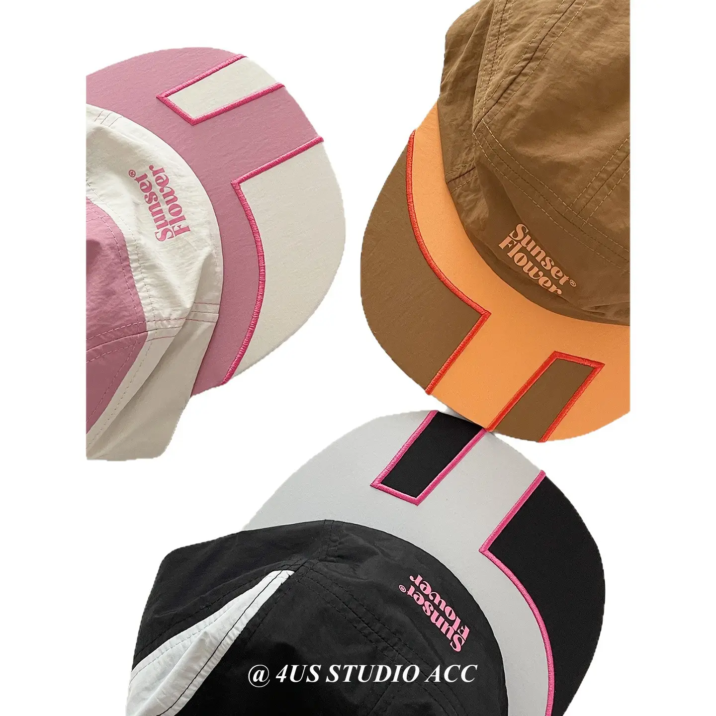 Women's Korean Ig Baseball Caps Contrasting Colors - Image 8