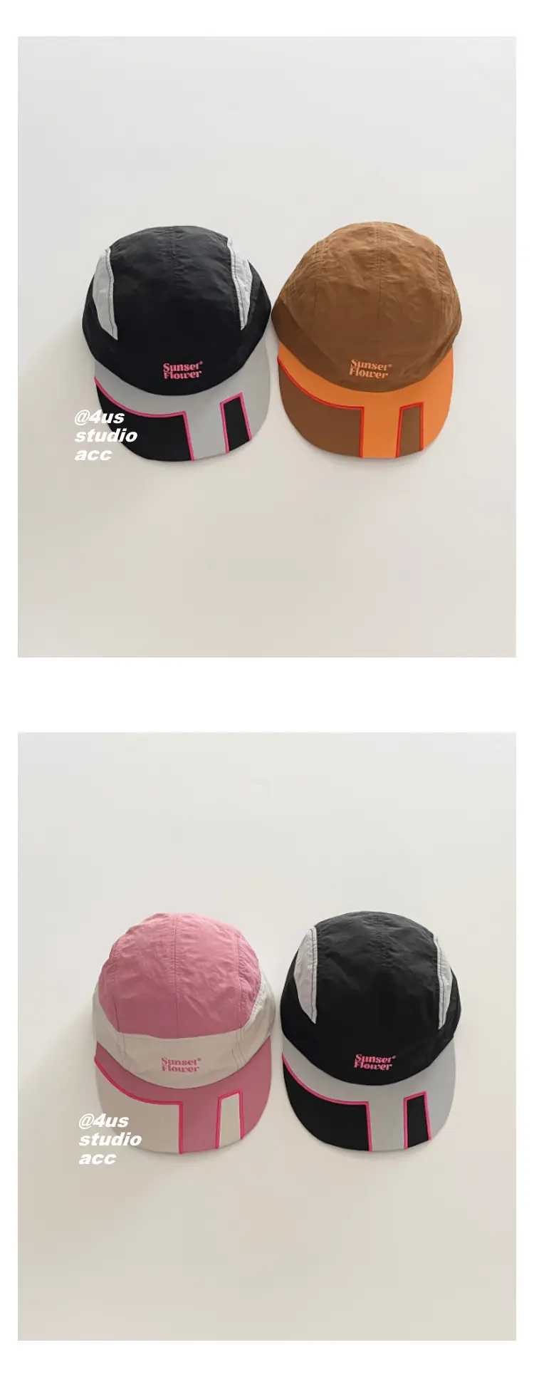 Women's Korean Ig Baseball Caps Contrasting Colors — feature 10