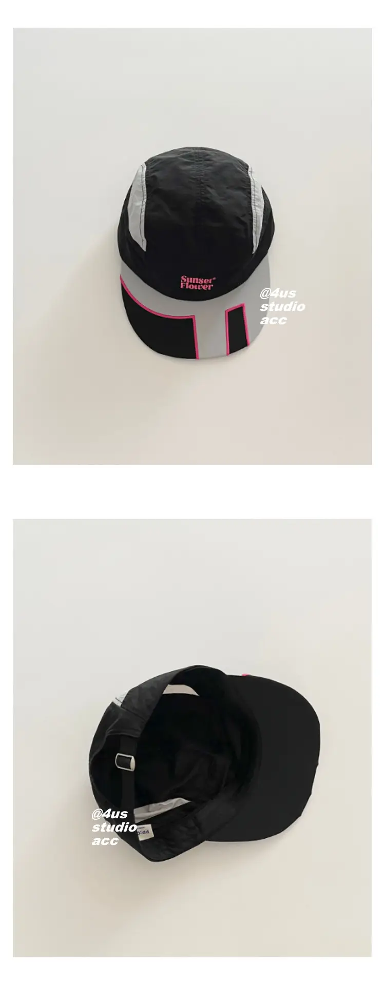 Women's Korean Ig Baseball Caps Contrasting Colors — feature 7