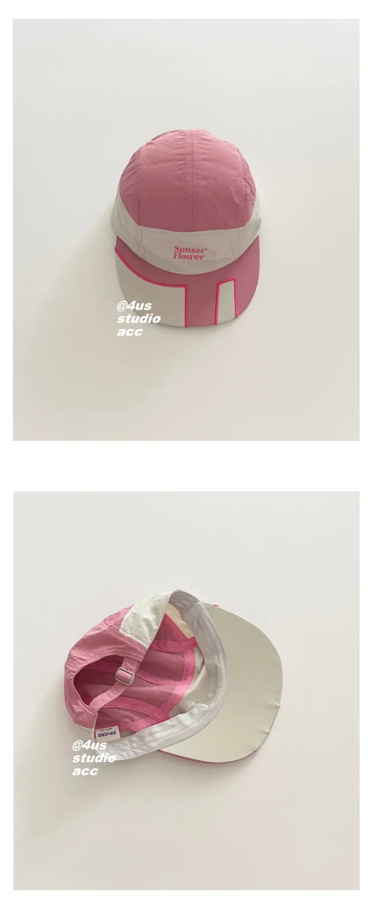Women's Korean Ig Baseball Caps Contrasting Colors — feature 9