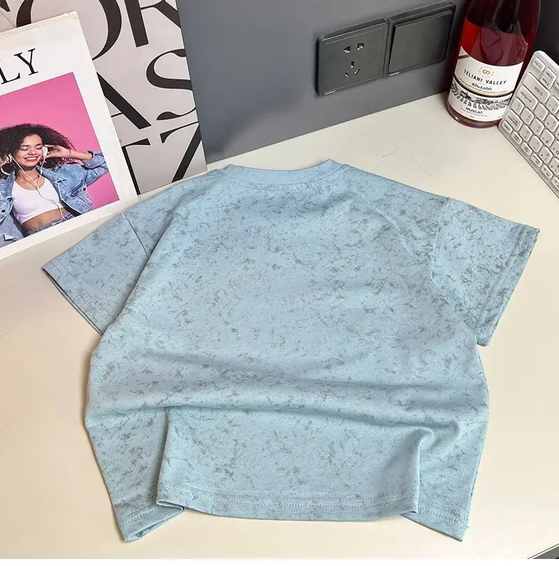 Blue Printed Cotton Boys Top Summer Wear — feature 6