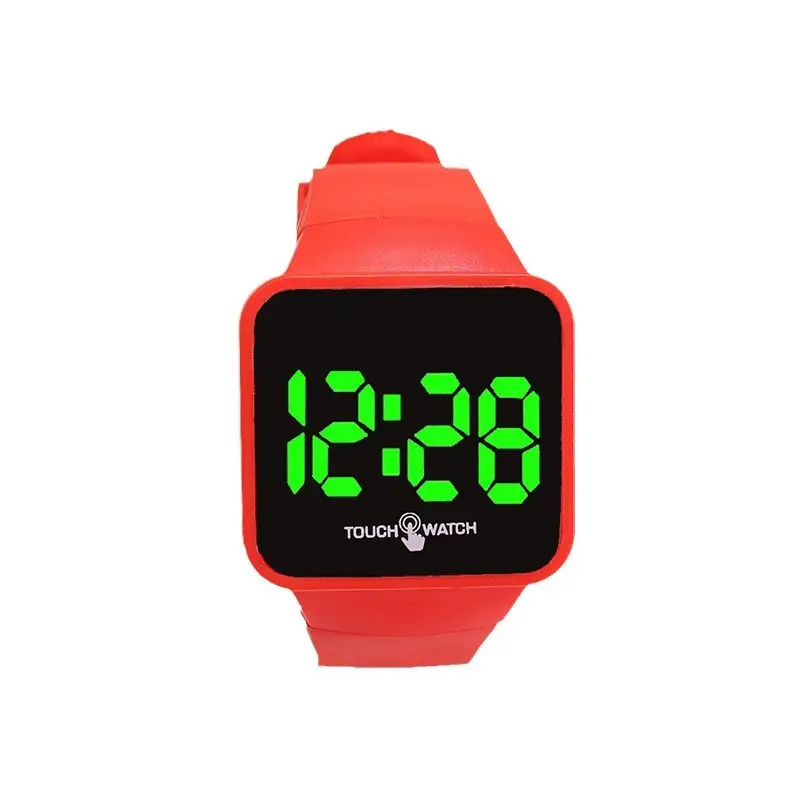 2025 Touch Screen Digital Watch Red White Couple Set - Image 11