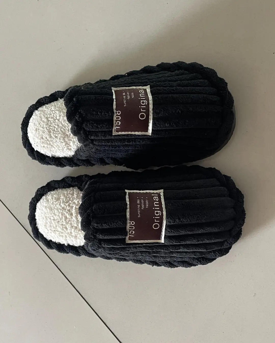 Cross-Border Popular Style Women's Autumn and Winter Indoor and Outdoor Thick-Soled Warm Plush Cotton Slippers, Custom Wholesale Floor Slippers for Women — feature 3