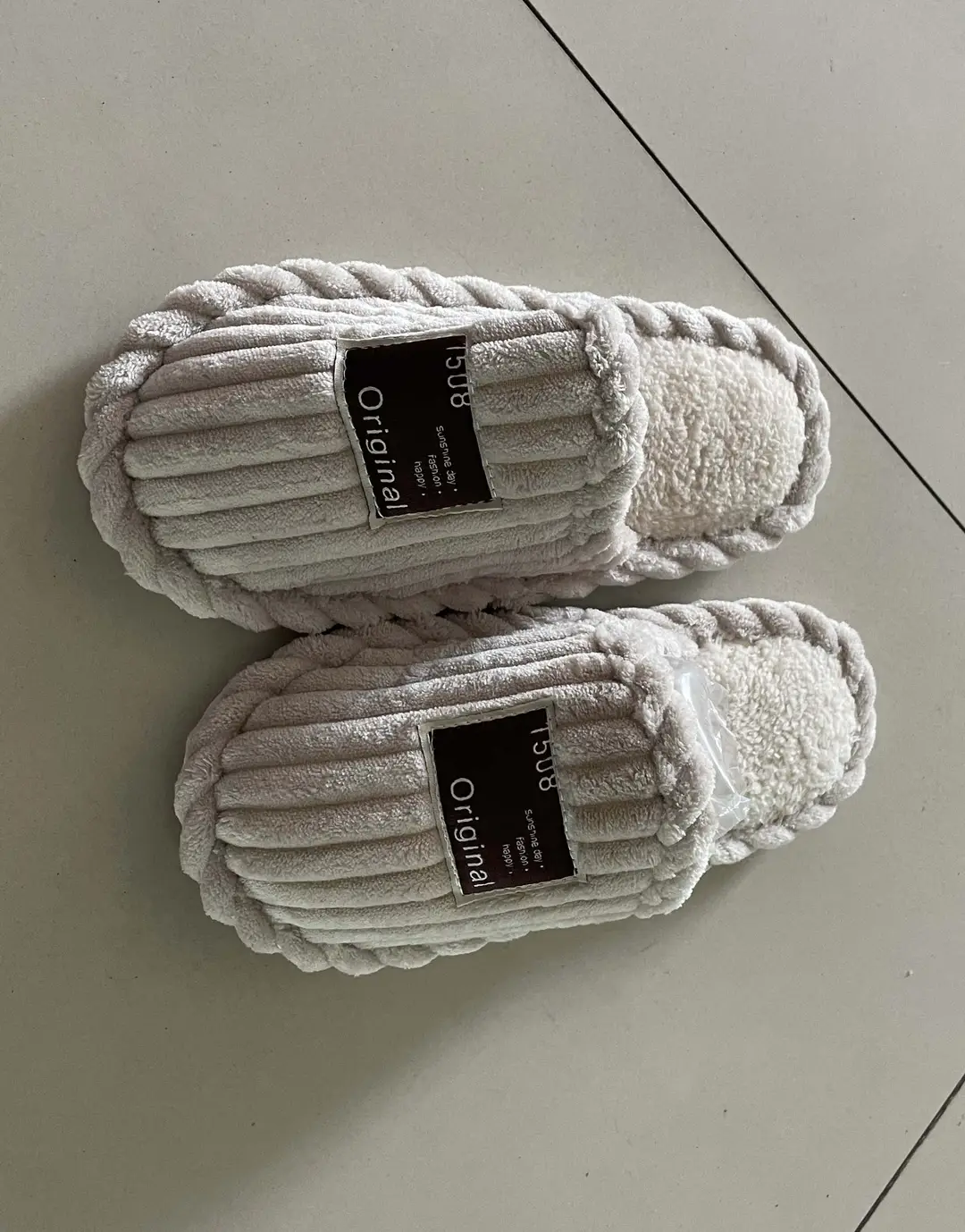 Cross-Border Popular Style Women's Autumn and Winter Indoor and Outdoor Thick-Soled Warm Plush Cotton Slippers, Custom Wholesale Floor Slippers for Women — feature 5