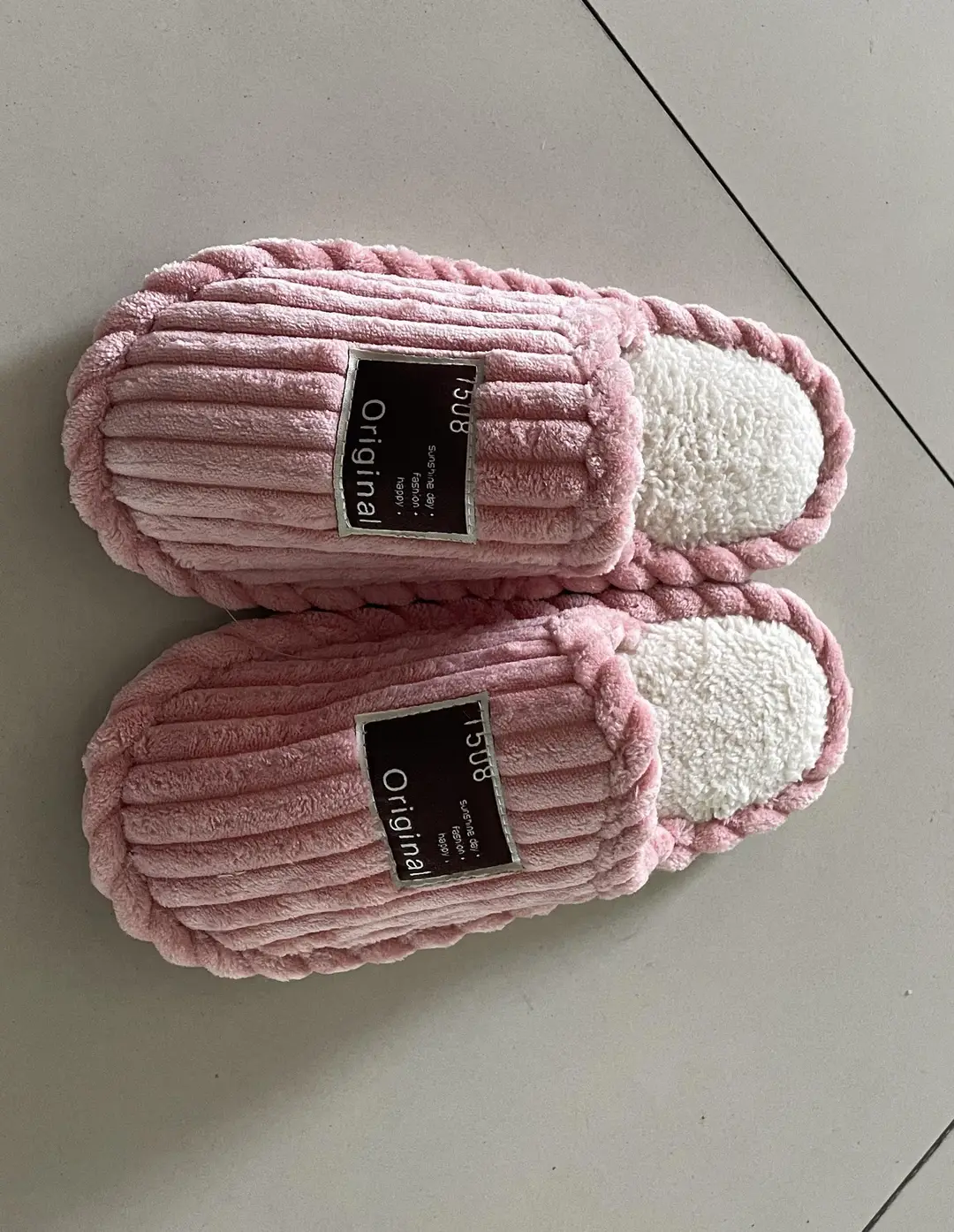Cross-Border Popular Style Women's Autumn and Winter Indoor and Outdoor Thick-Soled Warm Plush Cotton Slippers, Custom Wholesale Floor Slippers for Women — feature 6