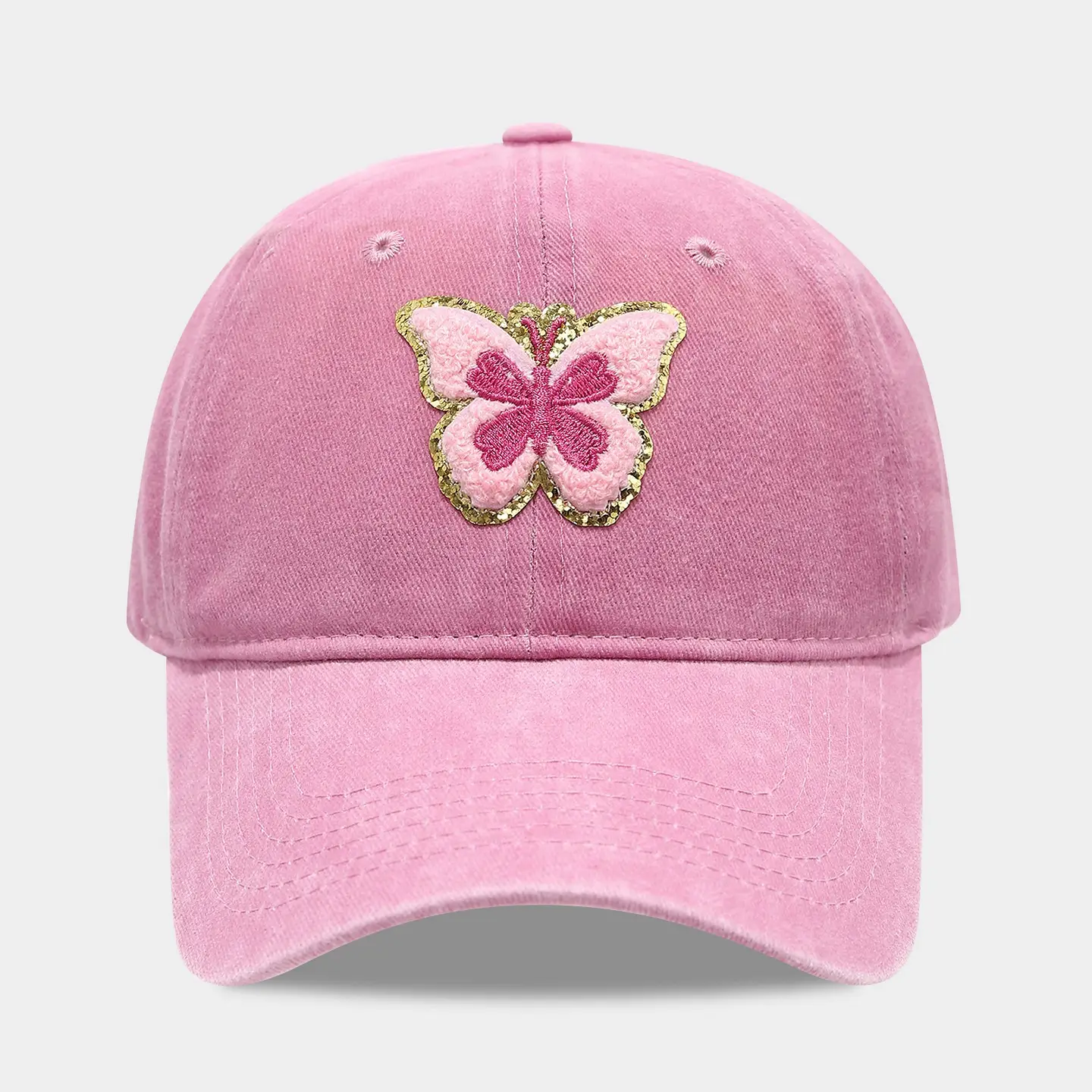 Blue Butterfly Baseball Cap for Women Summer - Image 3