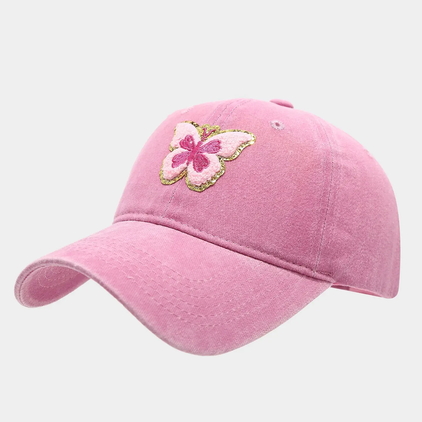 Blue Butterfly Baseball Cap for Women Summer — feature 11