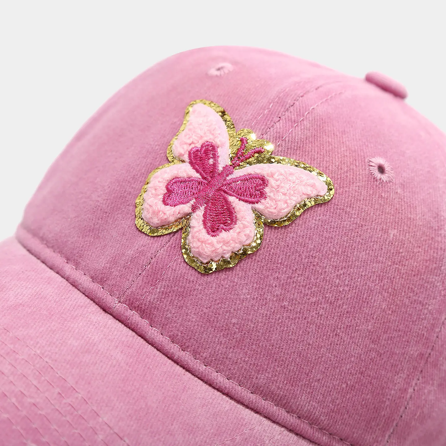 Blue Butterfly Baseball Cap for Women Summer — feature 12