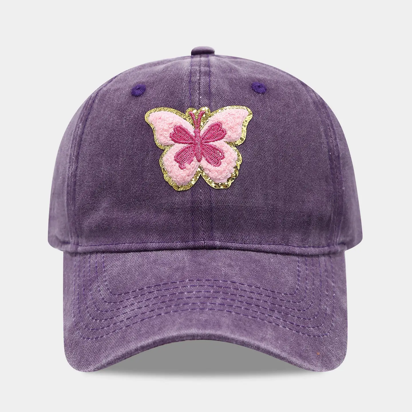 Blue Butterfly Baseball Cap for Women Summer - Image 5