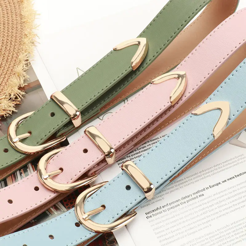 Navy High-End Women's Belt Set with Alloy Hardware - Image 12