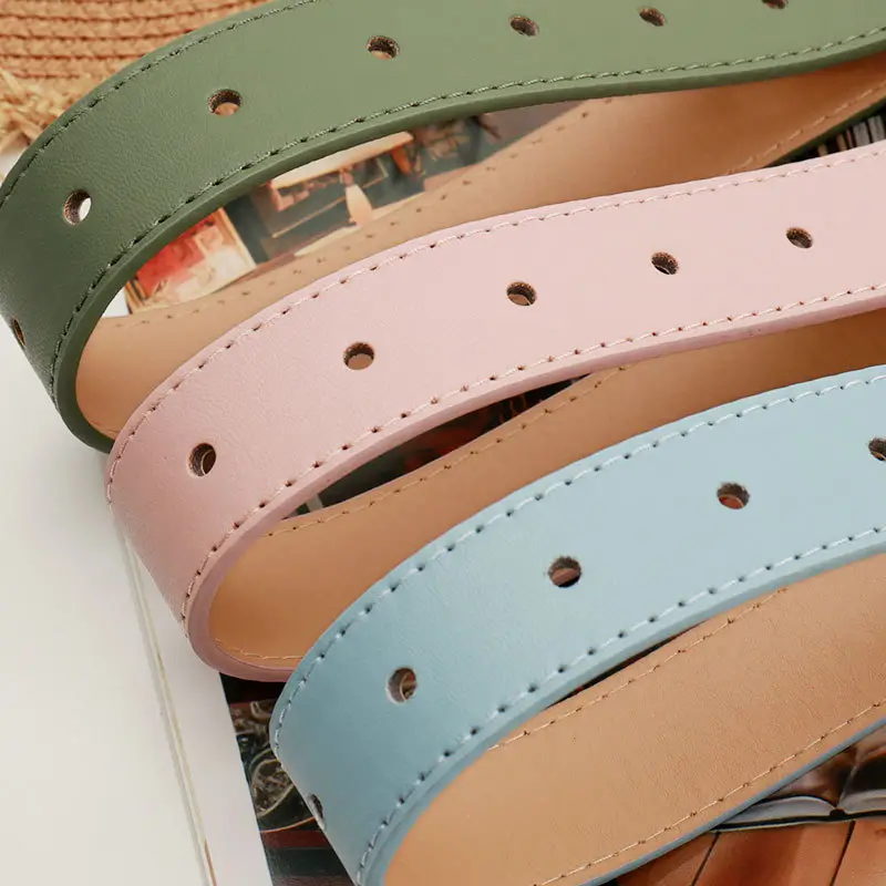 Navy High-End Women's Belt Set with Alloy Hardware - Image 13