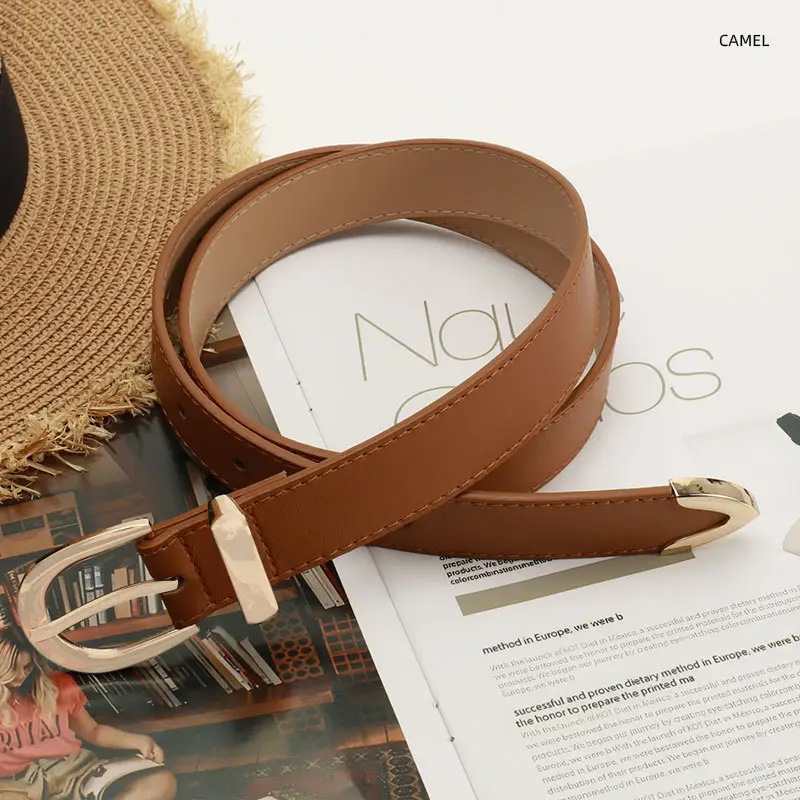 Navy High-End Women's Belt Set with Alloy Hardware - Image 4