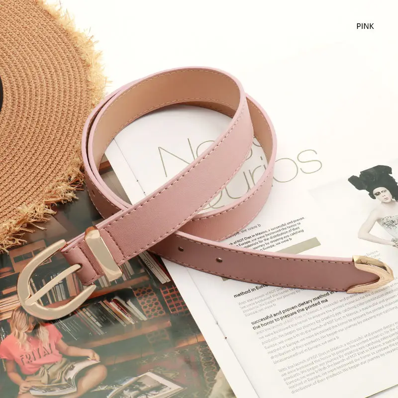 Navy High-End Women's Belt Set with Alloy Hardware - Image 6