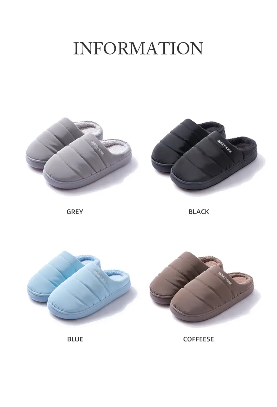 2025 New Winter Cotton Slippers for Women, Non-Slip, Non-Stinky Feet, Home Warm Thick-Soled Waterproof Fleece-Lined Cotton Shoes for Men — feature 11