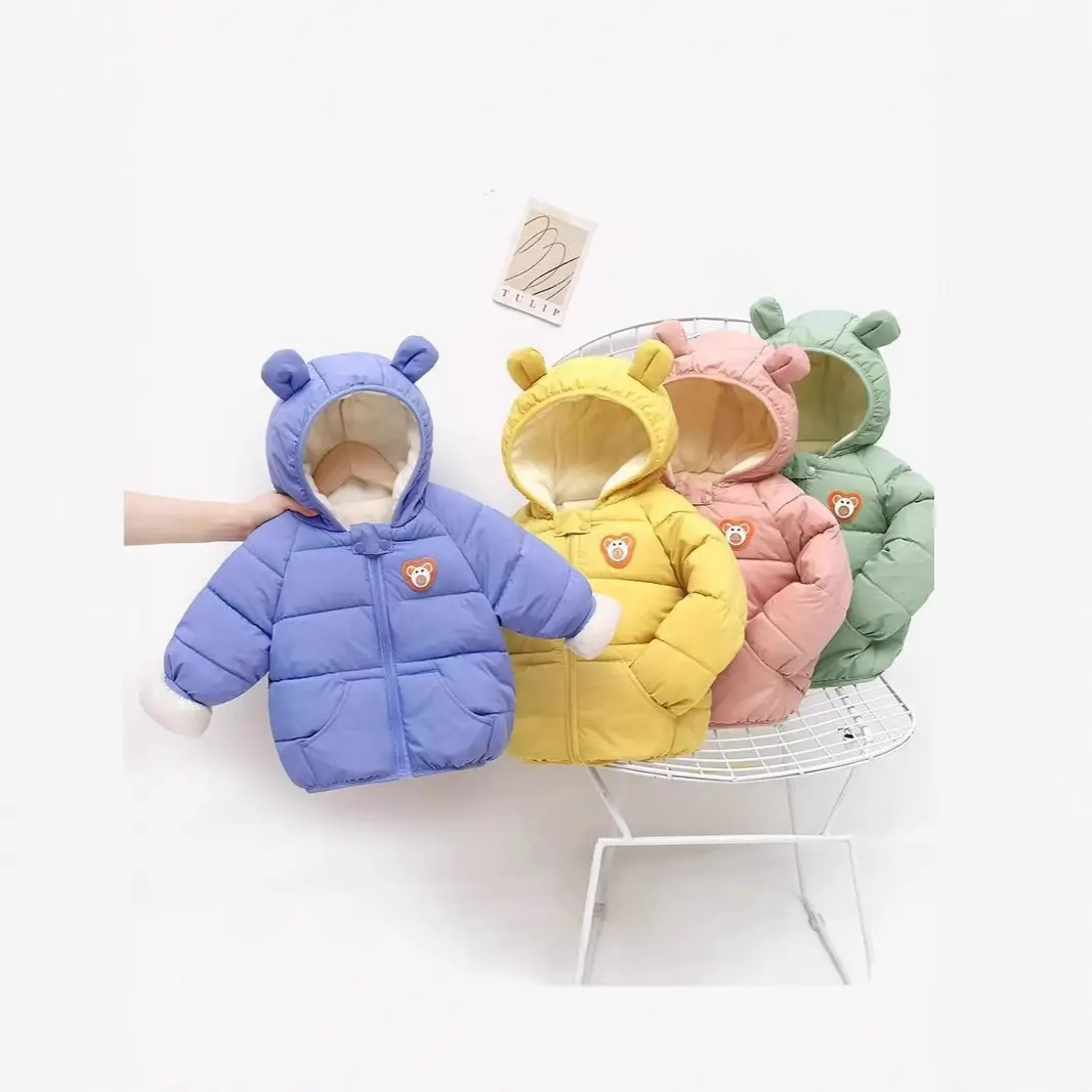 Children's down Jacket Thickeneded Infant Velvet Jacket Export Girl's Cotton-Padded Jacket Boy's Winter Jacket — feature 3