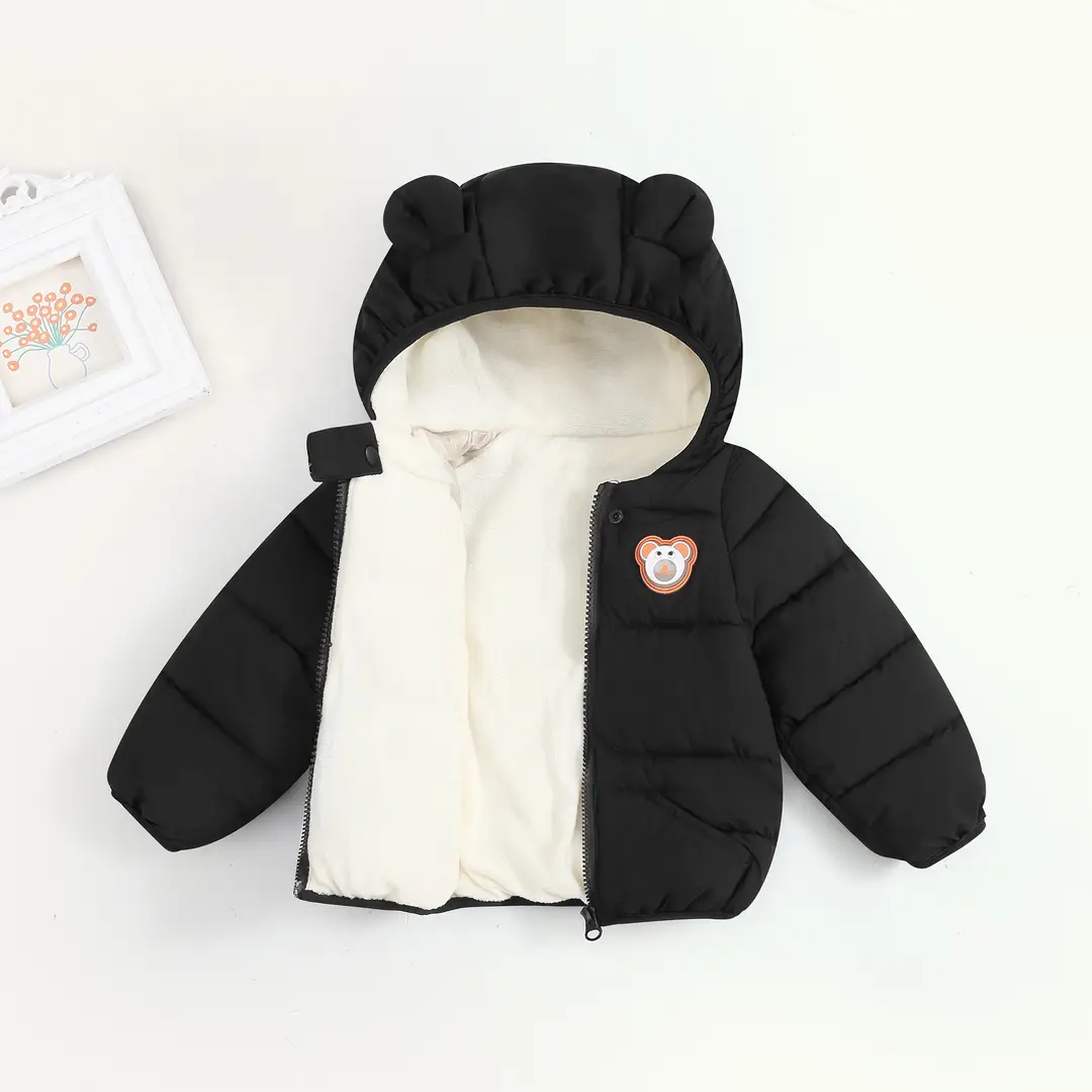 Children's down Jacket Thickeneded Infant Velvet Jacket Export Girl's Cotton-Padded Jacket Boy's Winter Jacket