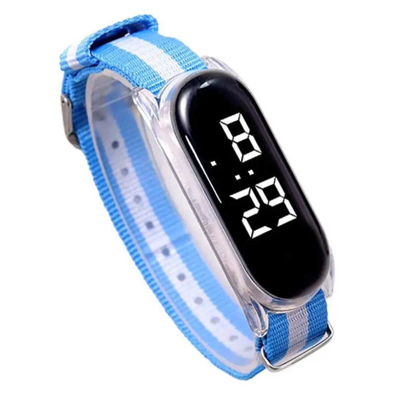 Pink Digital Watch with Waterproof Strap for Girls - Image 11