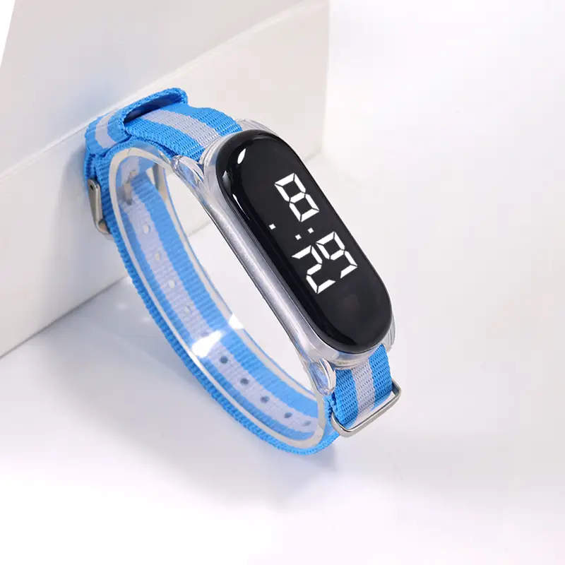 Pink Digital Watch with Waterproof Strap for Girls - Image 4