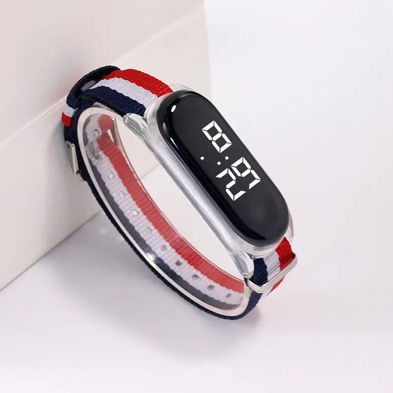 Pink Digital Watch with Waterproof Strap for Girls - Image 5