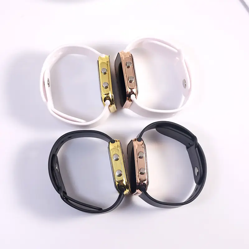 Red LED Display Men's Women's Watch Black Silicone Strap — feature 7