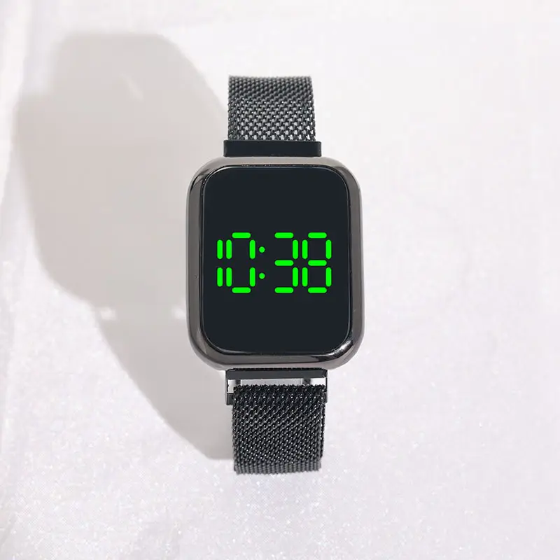 Korean Fashion Touch Green LED Watch for Men Women — feature 6