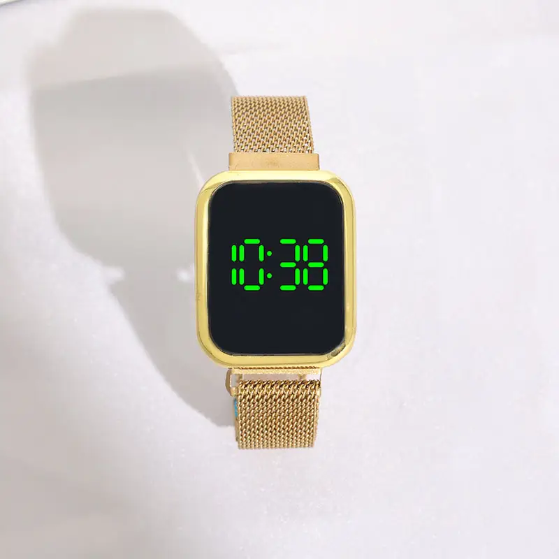 Korean Fashion Touch Green LED Watch for Men Women - Image 4