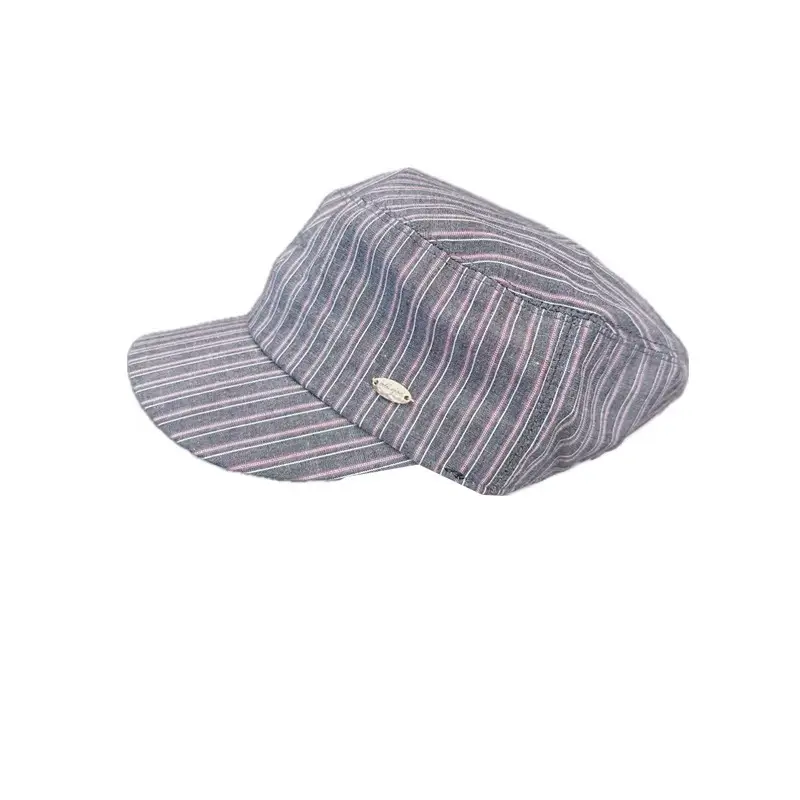 Japanese Retro Striped Baseball Cap for Summer Sun Protection - Image 8