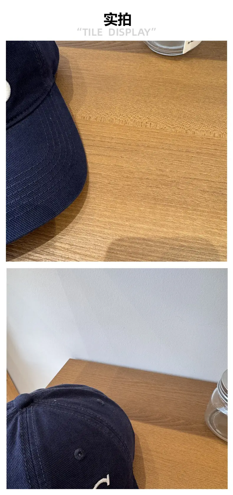 Paris Embroidered Women's Cap Large Head Wide Brim — feature 4