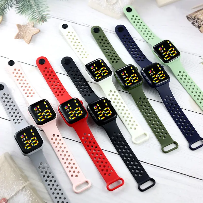 New Sports Watch with Rainbow LED Display