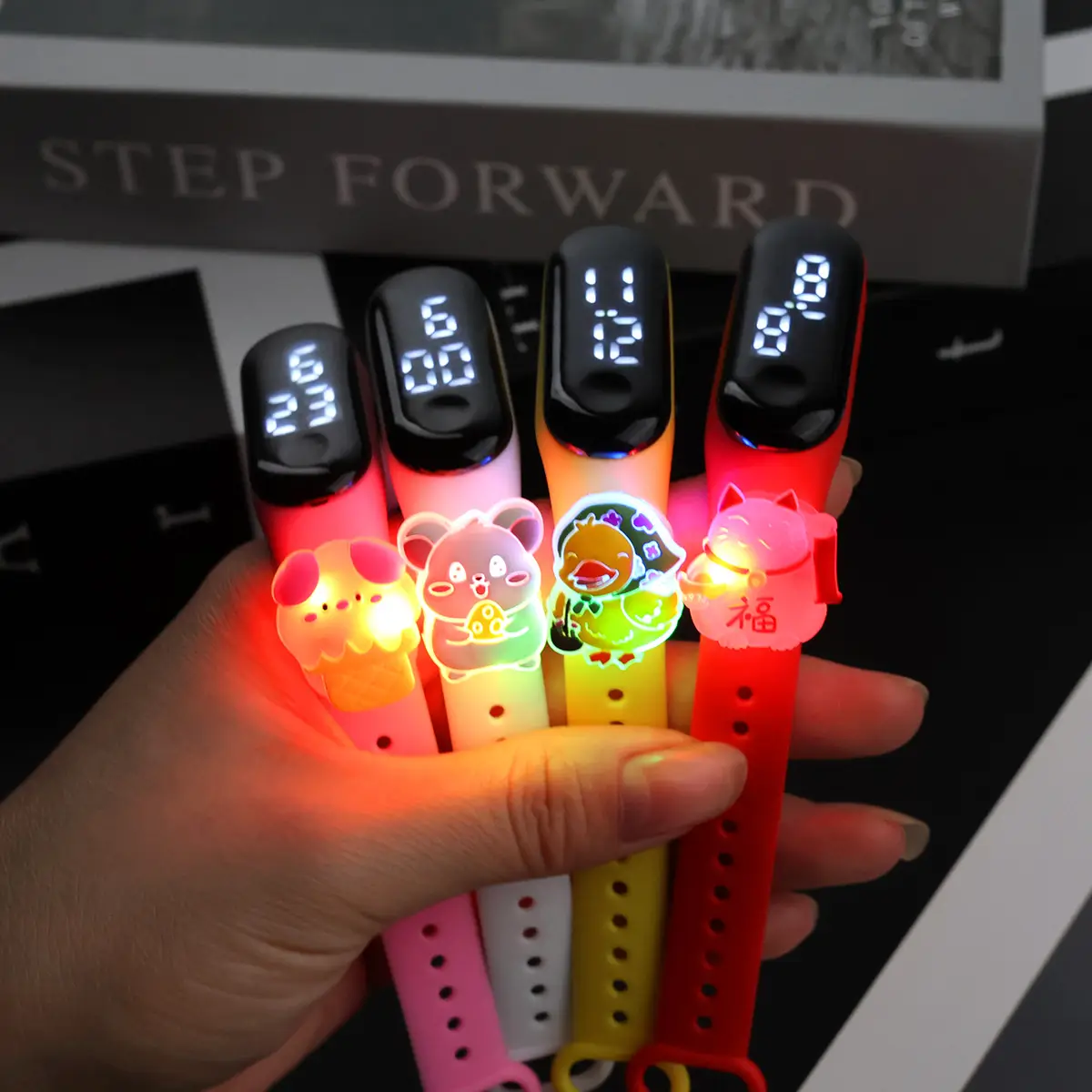 Glowing LED Doll Watch for Kids — feature 3