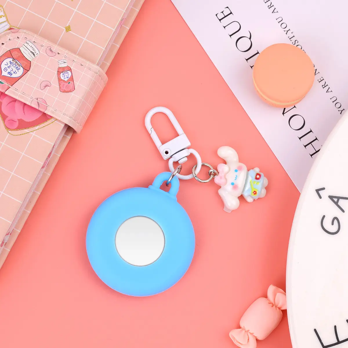 Spot Cartoon Clock Keychain for Students Schoolbag Backpack — feature 6