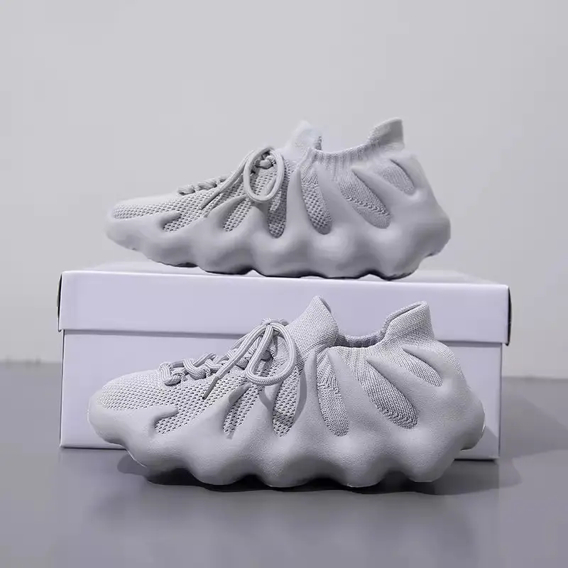 Spring and Autumn New Octopus Coconut Shoes Men's Breathable Sports Shoes Women's Shoes Casual Internet Celebrity Trendy Soft Sole Fashion Socks Shoes
