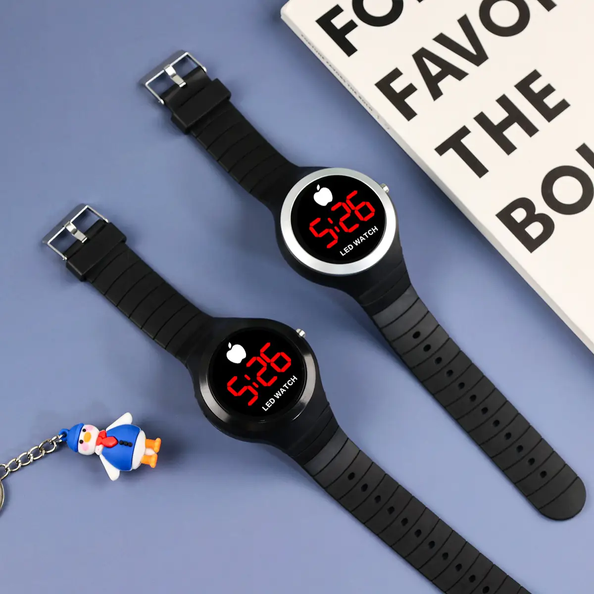 Creative Button Led Watch for Men Women Students - Image 9