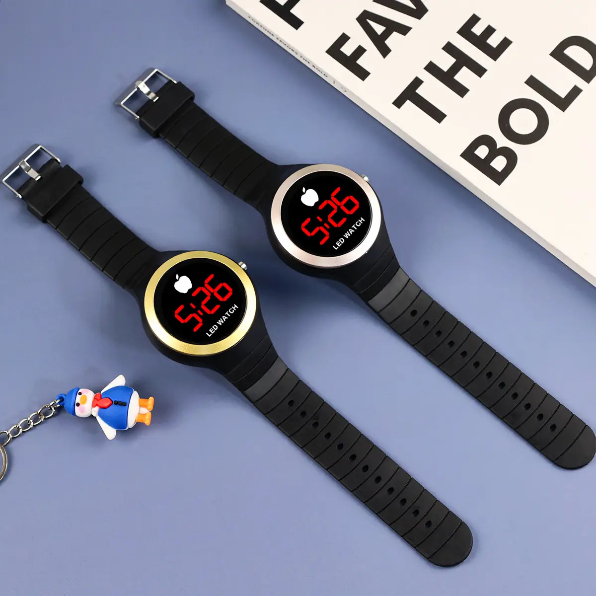 Creative Button Led Watch for Men Women Students - Image 10