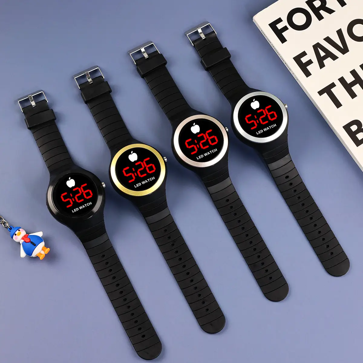 Creative Button Led Watch for Men Women Students - Image 11