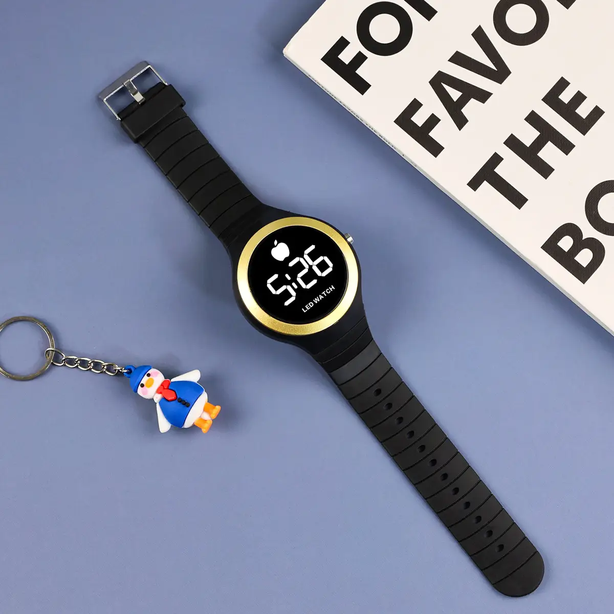Creative Button Led Watch for Men Women Students - Image 2