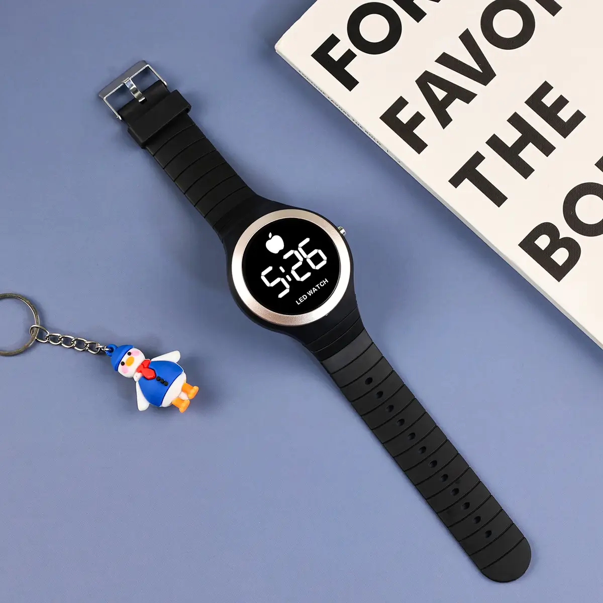 Creative Button Led Watch for Men Women Students - Image 3