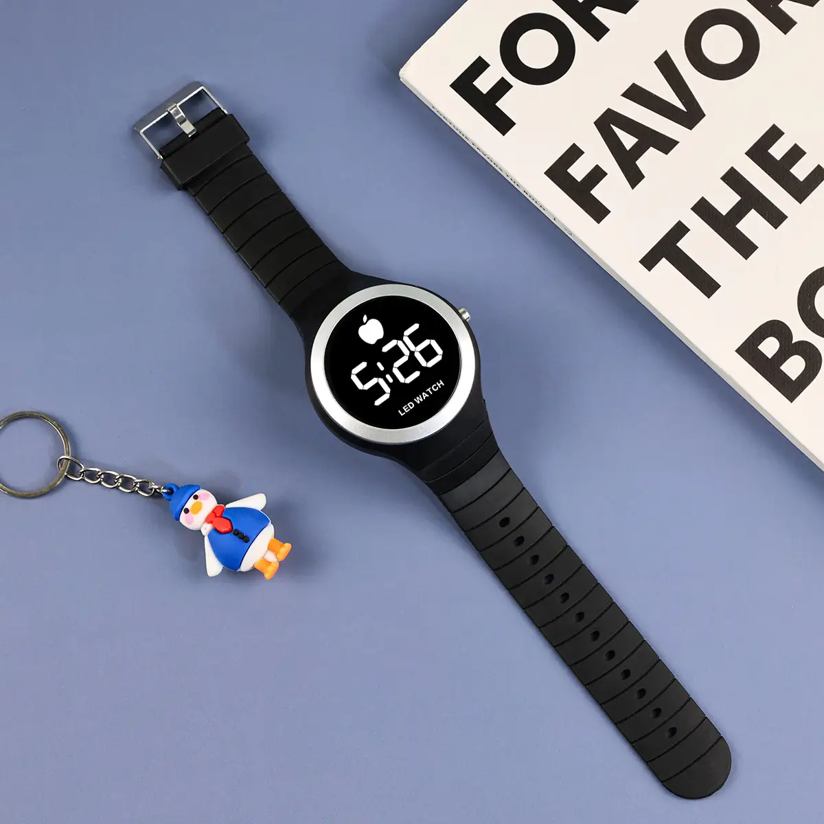 Creative Button Led Watch for Men Women Students - Image 4