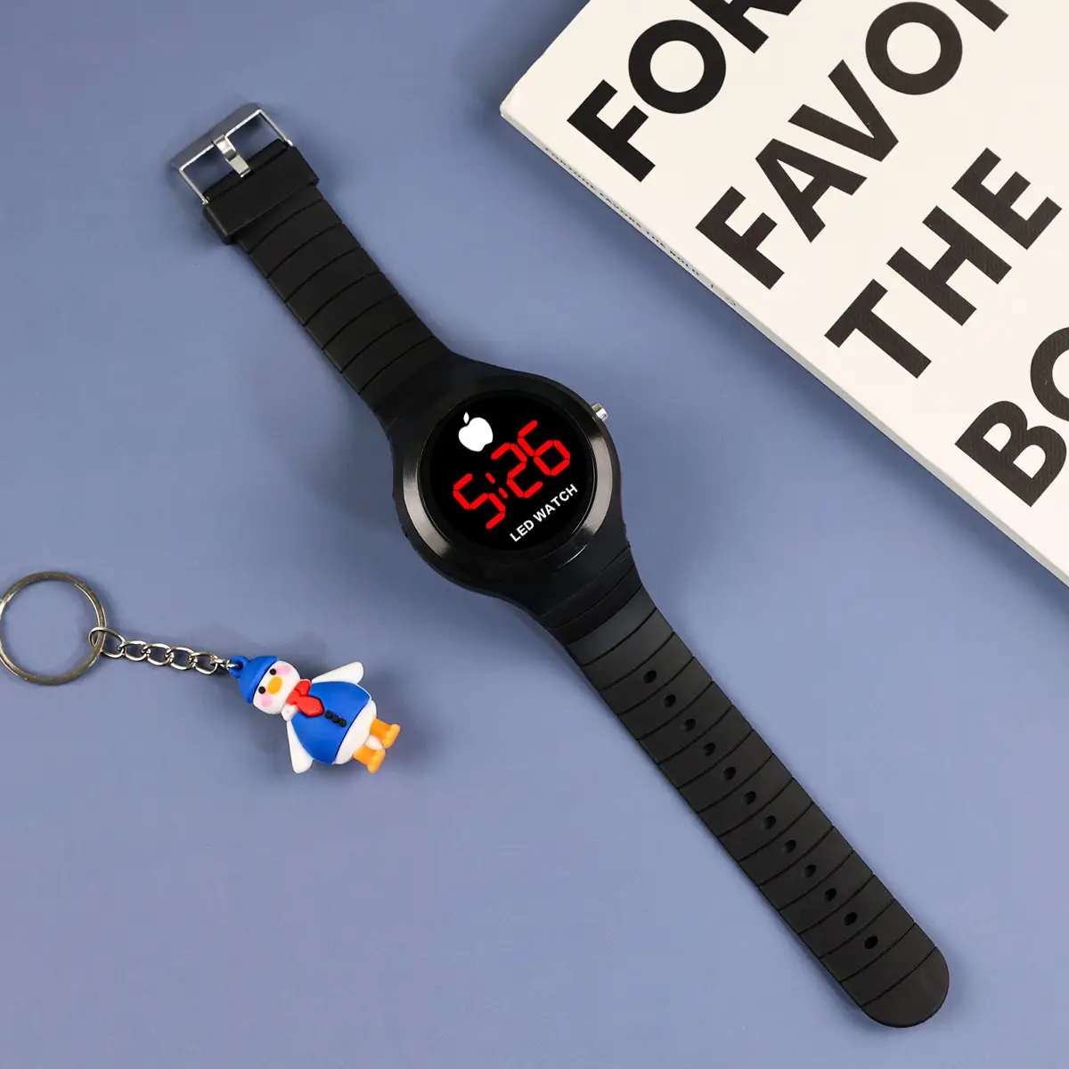 Creative Button Led Watch for Men Women Students - Image 5