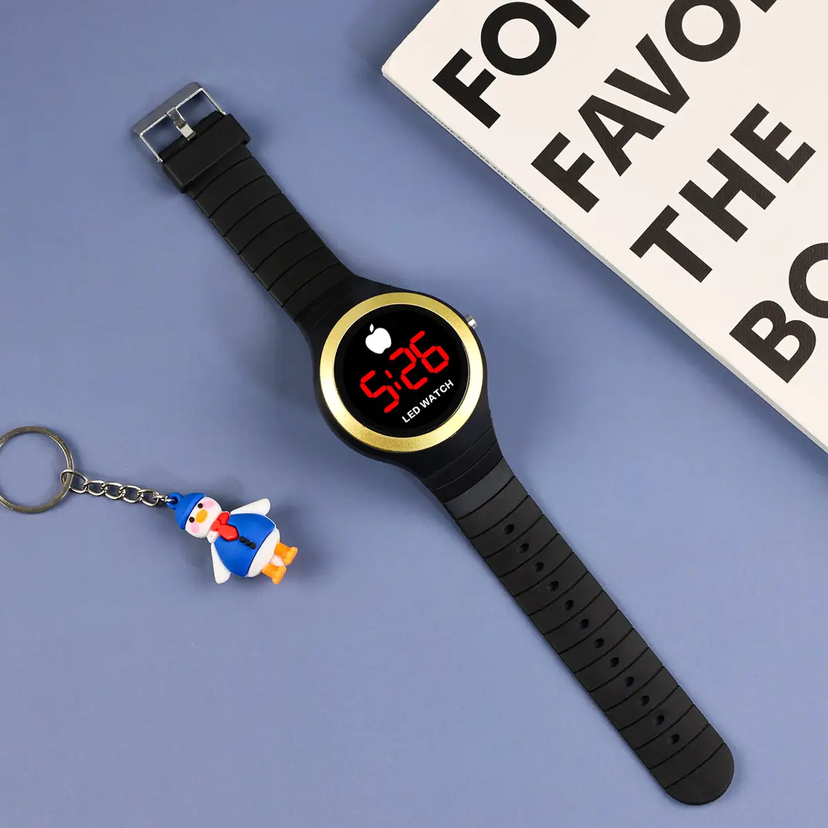 Creative Button Led Watch for Men Women Students - Image 6