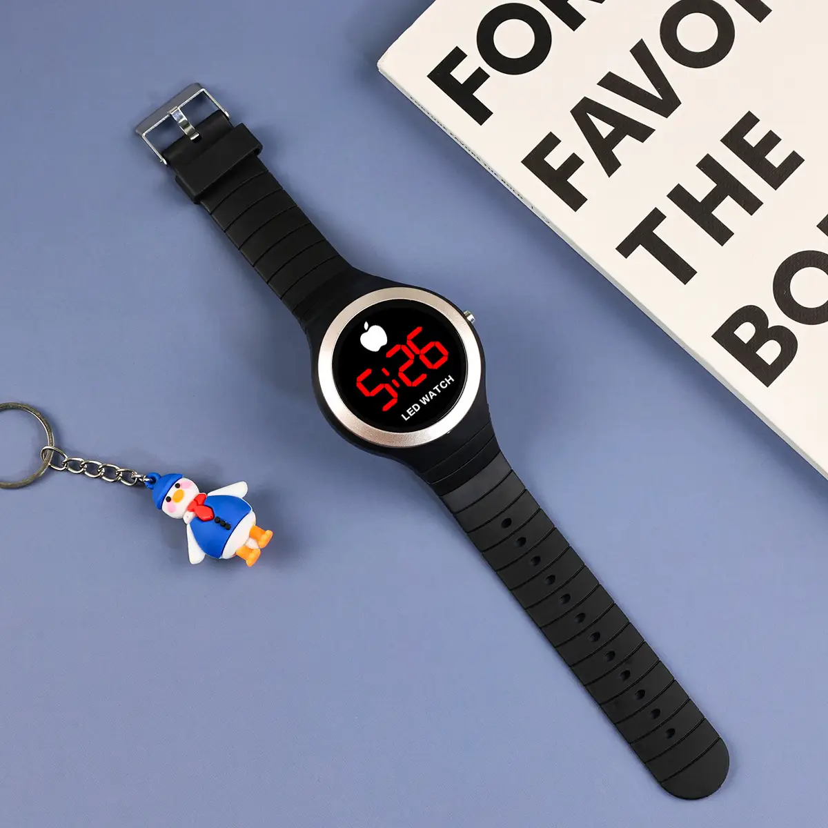 Creative Button Led Watch for Men Women Students - Image 7