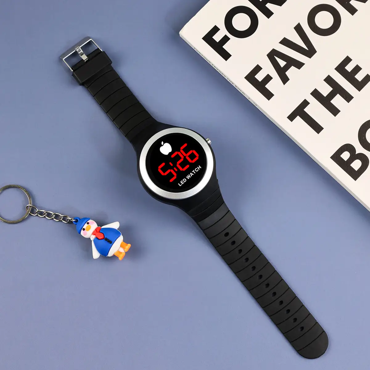 Creative Button Led Watch for Men Women Students - Image 8