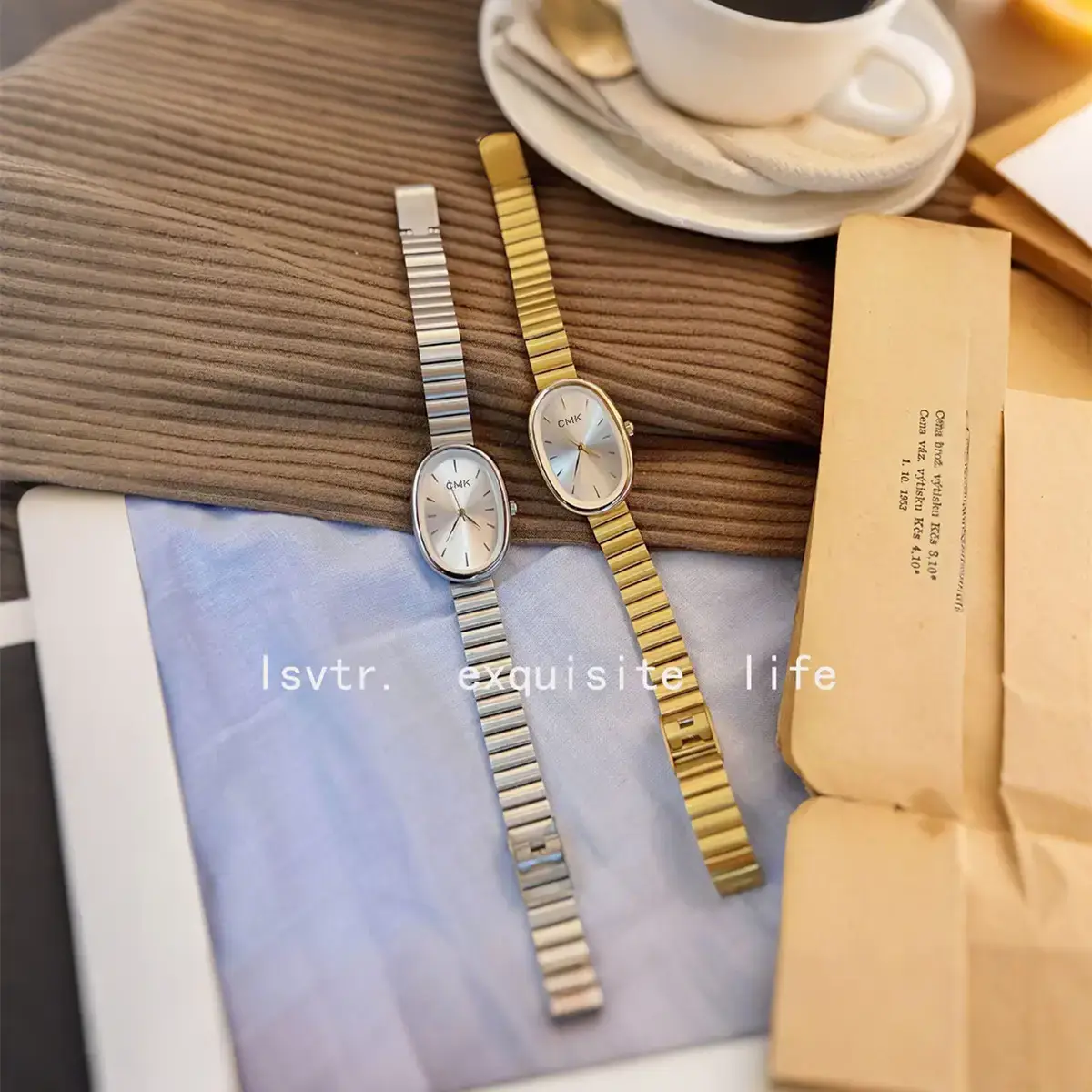 Naidu Gold Quartz Watch for Women - Image 6