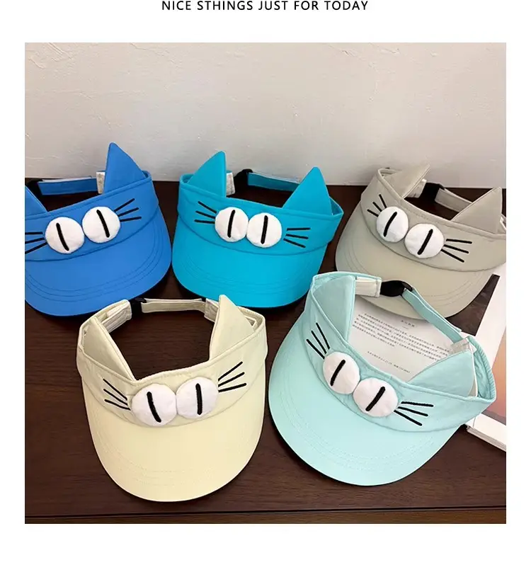 New Cat Eye Sun Hat Turquoise Large Bristle — feature 5
