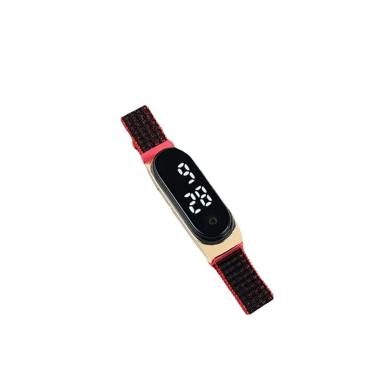 Waterproof Touch Watch with LED Display & Red Blue Strap - Image 11