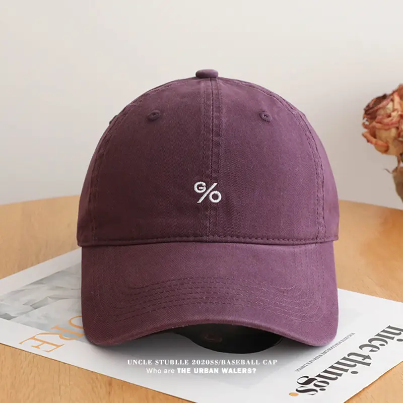 Stubble Uncelebrity Baseball Cap Maroon % Brand — feature 6